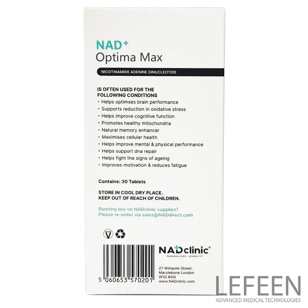 Optima Max 30s NAD+ 250mg